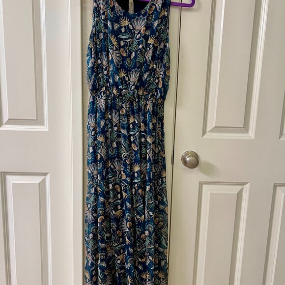 🌸 Lara G. Made in Italy Floral Sleeveless Maxi Dress – Size XL - Picture 5 of 7